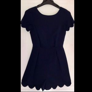 Navy Romper